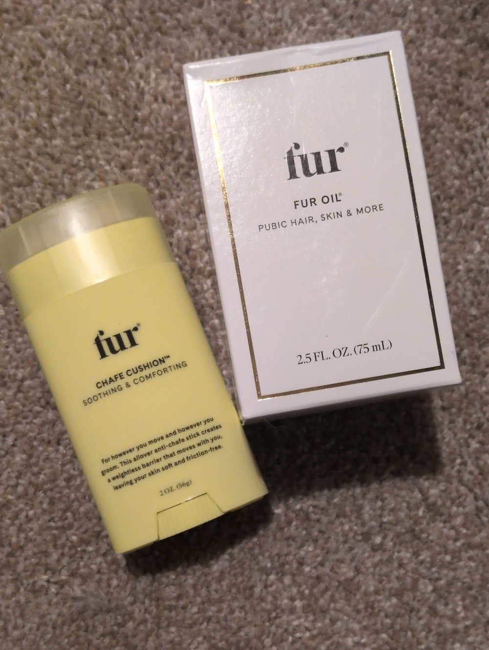 Fur Chafe Cushion Soothing & Comforting Stick And Fur Oil